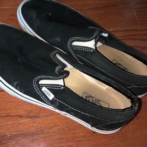 black slip on vans